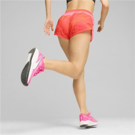 Pantaloncini Sportivi da Donna Puma Puma Run Favorite Aop Velocity 3" Rosso