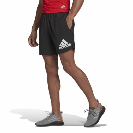 Pantaloni Corti Sportivi da Uomo Adidas Run Itrt M Nero