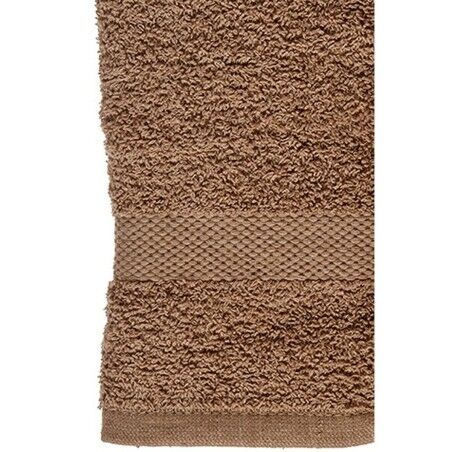 Telo da bagno Berilo 89661 Cammello 80 % cotone 20 % Poliestere 50 x 90 cm (6 Unità)