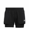 Pantaloncini Sportivi da Donna Adidas Pacer Nero