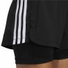 Pantaloncini Sportivi da Donna Adidas Pacer Nero