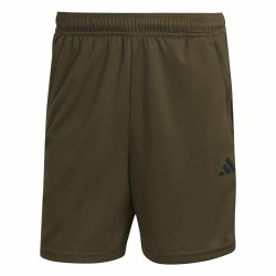 Pantaloni Corti Sportivi da Uomo Adidas Piqué Oliva