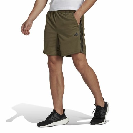 Pantaloni Corti Sportivi da Uomo Adidas Piqué Oliva