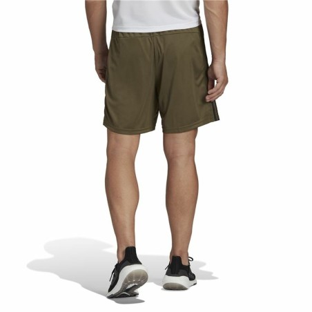 Pantaloni Corti Sportivi da Uomo Adidas Piqué Oliva