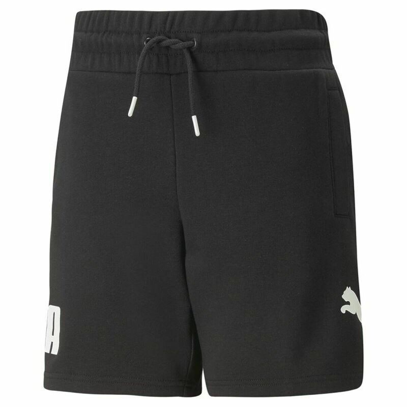 Pantaloncini Sportivi per Bambini Puma Powers Nero Pantaloncini Sportivi per Bambini Puma Powers Nero