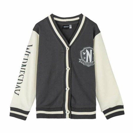 Maglia di Tuta per Bambini Wednesday Grigio scuro