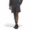 Pantaloncini da Pallacanestro da Uomo Adidas Trae Allover Print Grigio