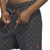 Pantaloncini da Pallacanestro da Uomo Adidas Trae Allover Print Grigio