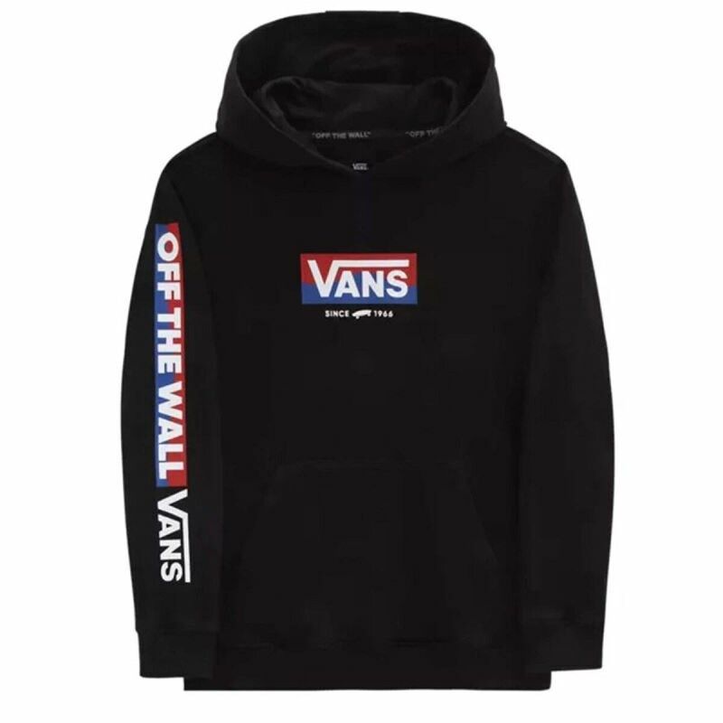 Felpa per Bambini Vans Easy Logo Nero Felpa per Bambini Vans Easy Logo Nero