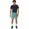 Pantaloni Corti Sportivi da Uomo Asics Verde