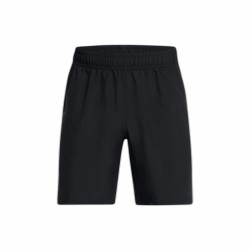 Pantaloni Corti Sportivi da Uomo Under Armour Wordmark Nero