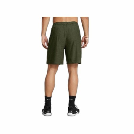 Pantaloni Corti Sportivi da Uomo Under Armour Tech Vent Oliva