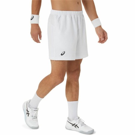 Pantaloni Corti Sportivi da Uomo Asics Bianco