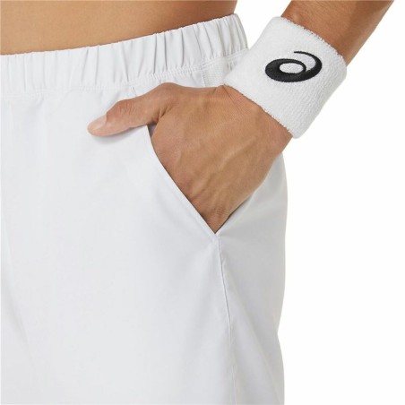 Pantaloni Corti Sportivi da Uomo Asics Bianco