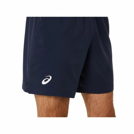 Pantaloni Corti Sportivi da Uomo Asics Court Blu Marino