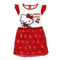 Vestito Hello Kitty Rosso