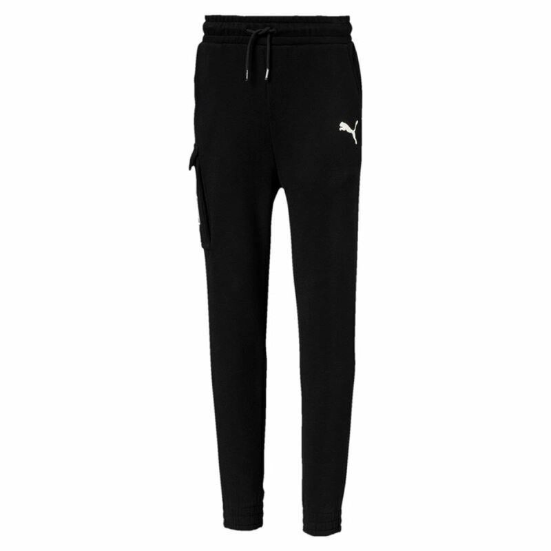 Pantalone per Adulti Puma Style Pants B Nero Blu scuro Unisex Pantalone per Adulti Puma Style Pants B Nero Blu scuro Unisex