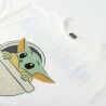 Maglia a Maniche Corte per Bambini The Mandalorian Bianco