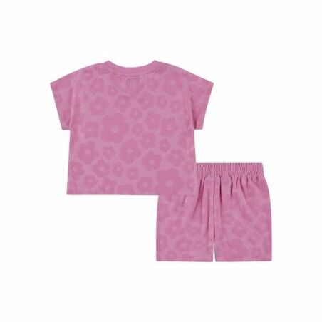 Completo Sportivo per Bambini Converse Floral Jacquard Rosa scuro