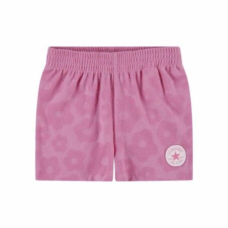 Completo Sportivo per Bambini Converse Floral Jacquard Rosa scuro
