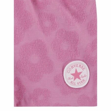 Completo Sportivo per Bambini Converse Floral Jacquard Rosa scuro