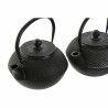 Teiera DKD Home Decor Nero Argento Ferro (18.5 x 16 x 17 cm) (2 pcs) (1200 ml)