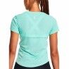 Maglia a Maniche Corte Donna Under Armour Streaker Ss Acquamarina