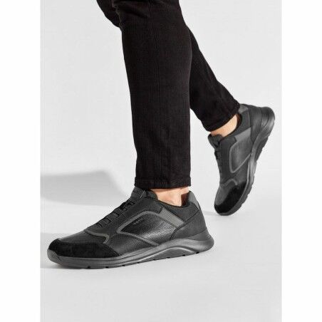 Scarpe da Tennis Casual Uomo Geox Damiano Nero
