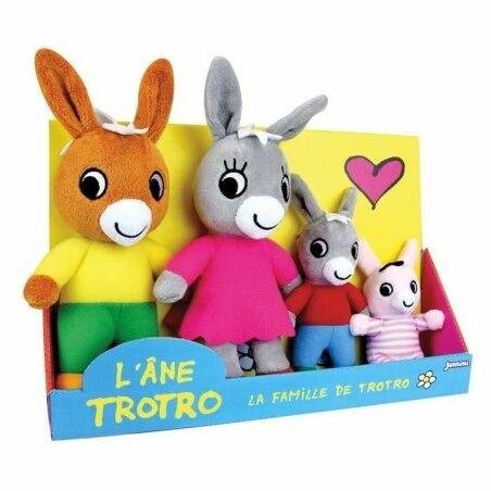 Peluche Jemini Trotro and Family Marrone