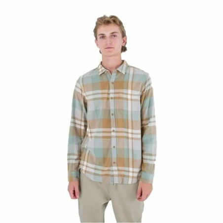 Camicia a Maniche Lunghe Uomo Hurley Portland Organic Marrone