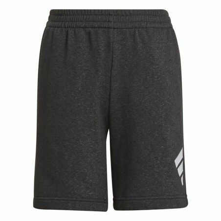 Pantaloncini Sportivi per Bambini Adidas Future Icons 3 Stripes Nero