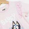 Maglia a Maniche Corte per Bambini Bluey Rosa Rosa chiaro
