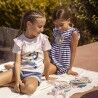 Maglia a Maniche Corte per Bambini Bluey Rosa Rosa chiaro