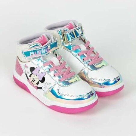 Scarpe Sportive per Bambini Minnie Mouse Argentato