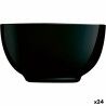 Ciotola Luminarc Diwali Noir Nero Vetro Vetro temperato 14,5 cm (24 Unità)