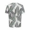 Maglia a Maniche Corte Uomo Only & Sons Onskobe Reg Banana Leaf Azzurro Bianco