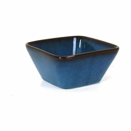 Ciotola per Aperitivi La Mediterránea Pica-pica Azzurro Quadrato 10,5 x 5,3 cm (24 Unità)