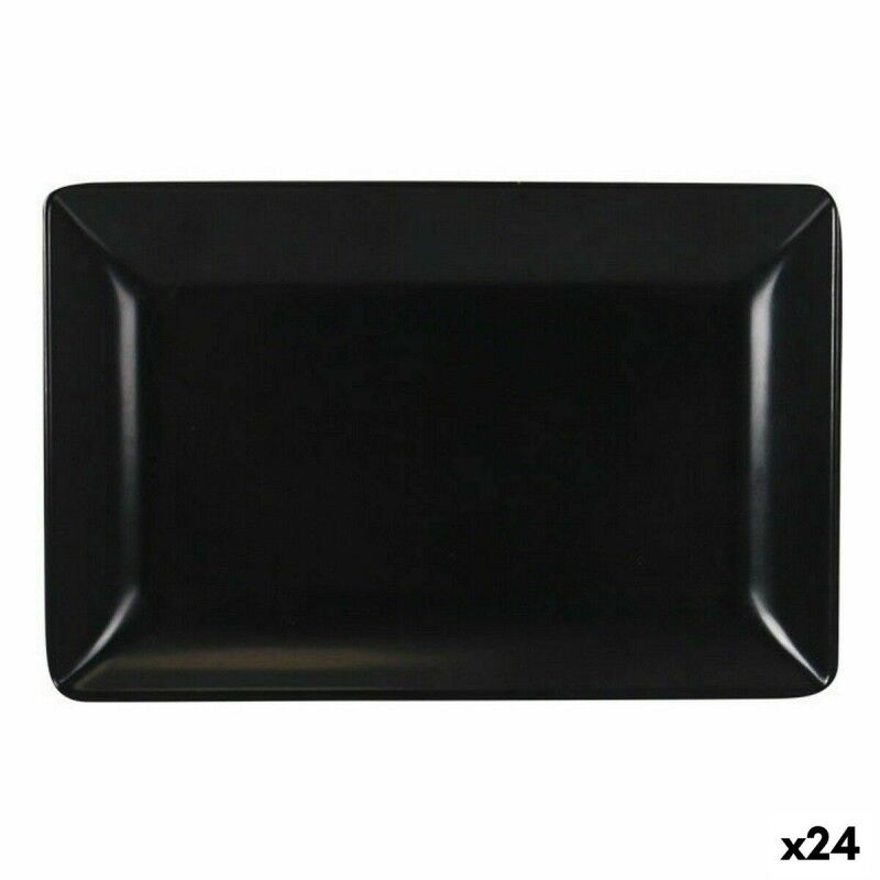 Vassoio per aperitivi La Mediterránea Melammina Antracite 20 x 13 x 2 cm (24 Unità) Vassoio per aperitivi La Mediterránea Melammina Antracite 20 x 13 x 2 cm (24 Unità)