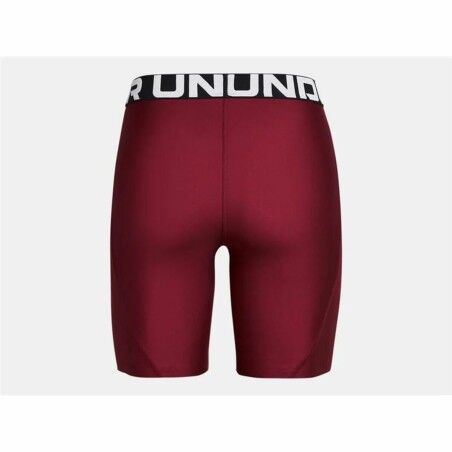 Leggings Sportivi da Uomo Under Armour Fitness Rosso Granato Rosso Cremisi