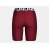 Leggings Sportivi da Uomo Under Armour Fitness Rosso Granato Rosso Cremisi