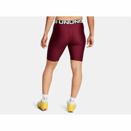 Leggings Sportivi da Uomo Under Armour Fitness Rosso Granato Rosso Cremisi