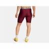 Leggings Sportivi da Uomo Under Armour Fitness Rosso Granato Rosso Cremisi