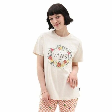 Maglia a Maniche Corte Donna Vans Wreath Of Flowers Bff Tee-B 