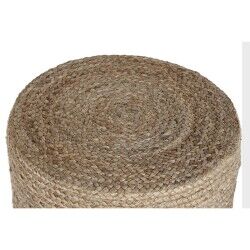 Poggiapiedi DKD Home Decor Marrone Naturale Città 40 x 40 x 45 cm