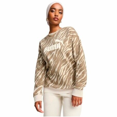 Felpa senza Cappuccio Donna Puma Essentials+ Animal Aop Crew Fl Mujer