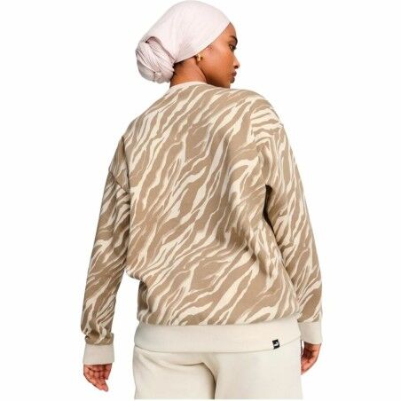 Felpa senza Cappuccio Donna Puma Essentials+ Animal Aop Crew Fl Mujer