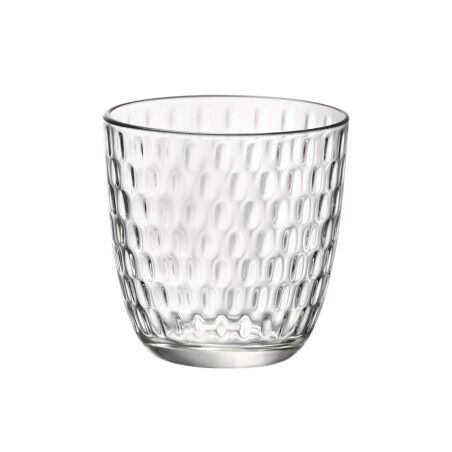 Set di Bicchieri Bormioli Rocco Slot Trasparente Vetro Con rilievo 290 ml 6 Unità