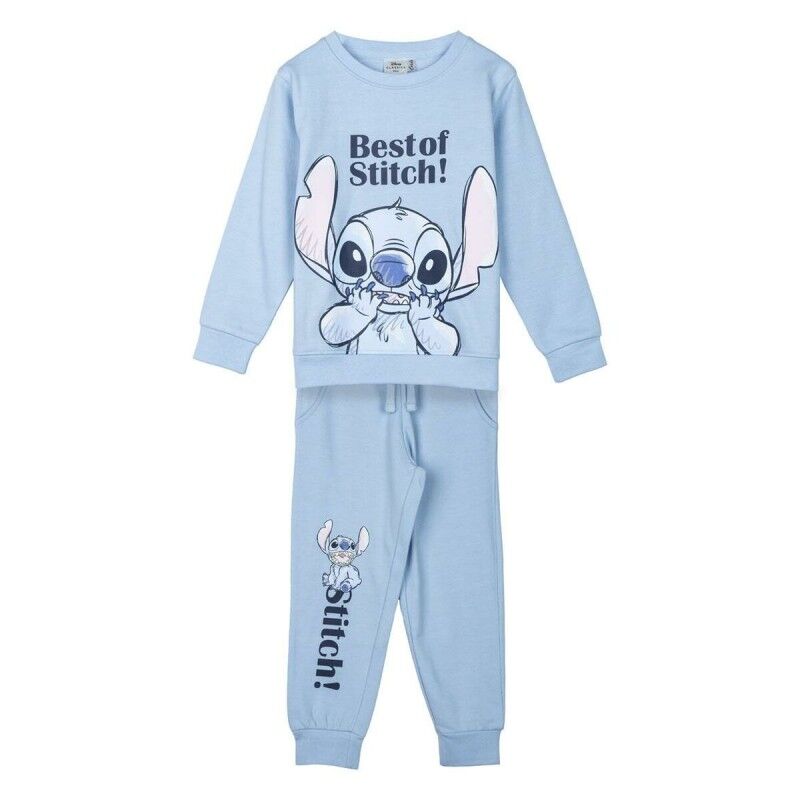 Tuta da Bambini Stitch Azzurro Chiaro Tuta da Bambini Stitch Azzurro Chiaro