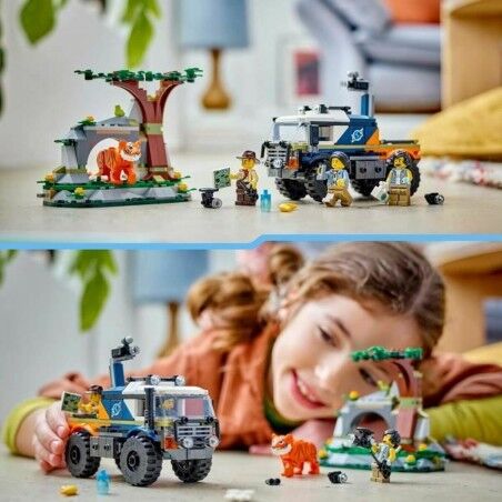 Set di Costruzioni Lego 60426 Jungle Explorer Off-Road Truck Multicolore
