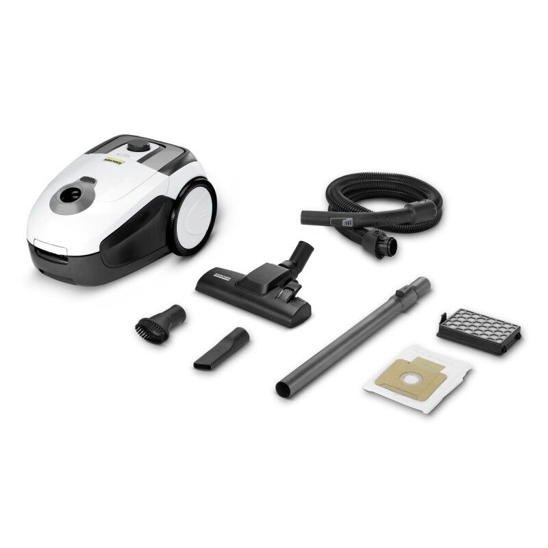Aspirapolvere con Sacchetto Kärcher 1.198-035.0 Bianco Nero 700 W Aspirapolvere con Sacchetto Kärcher 1.198-035.0 Bianco Nero 700 W